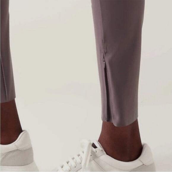 Athleta Stellar Ankle Travel Pants Gray Dusk Violet 4 - Picture 3 of 12